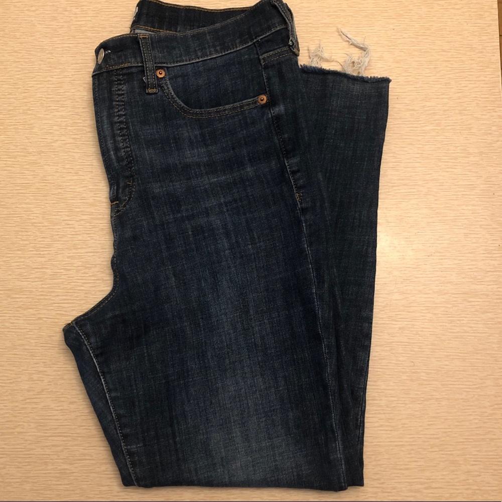 Sky High Rise Gap Cropped Skinny Jeans